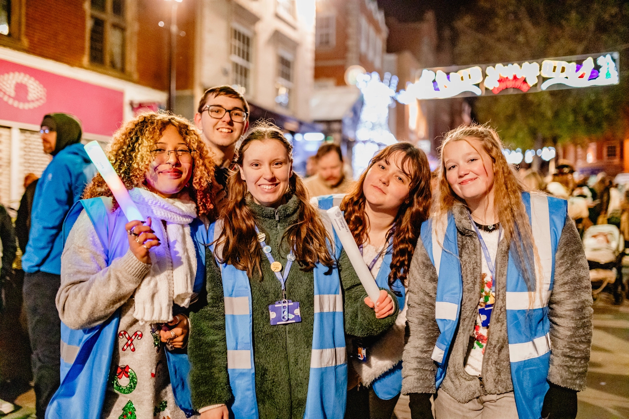 Shrewsbury College Christmas Light Switch On 2025
