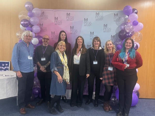 Counselling Students photographed together at the PEGS Conference.