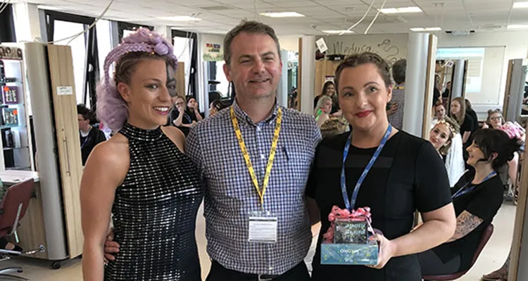 Three judges in hair salon