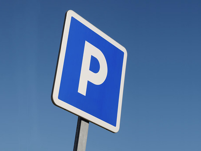 Parking sign