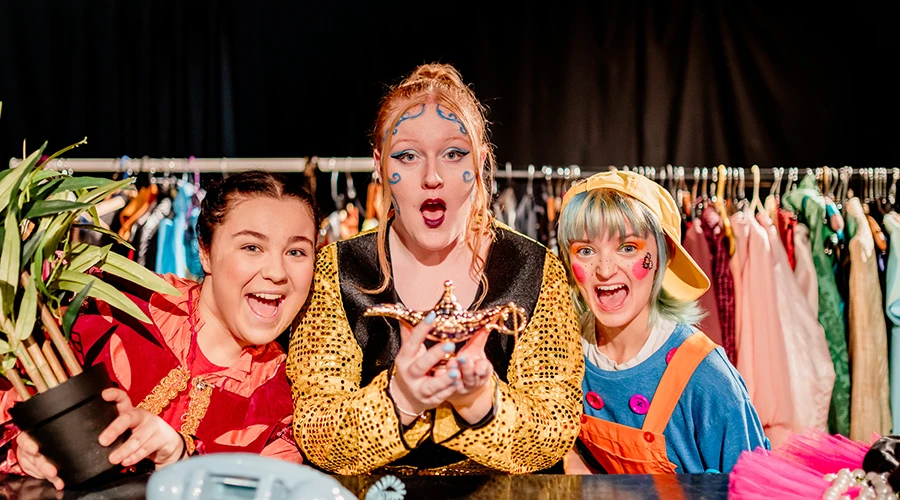 cast members of a pantomime 